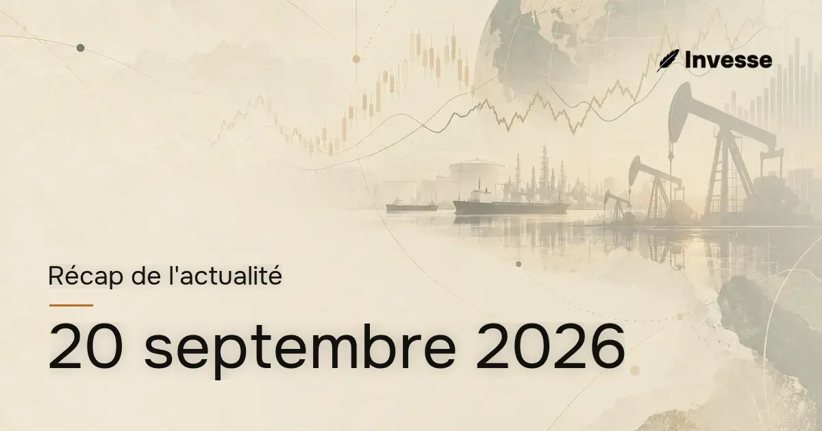 Récap de l'actualité économique et financière du 20 septembre 2026