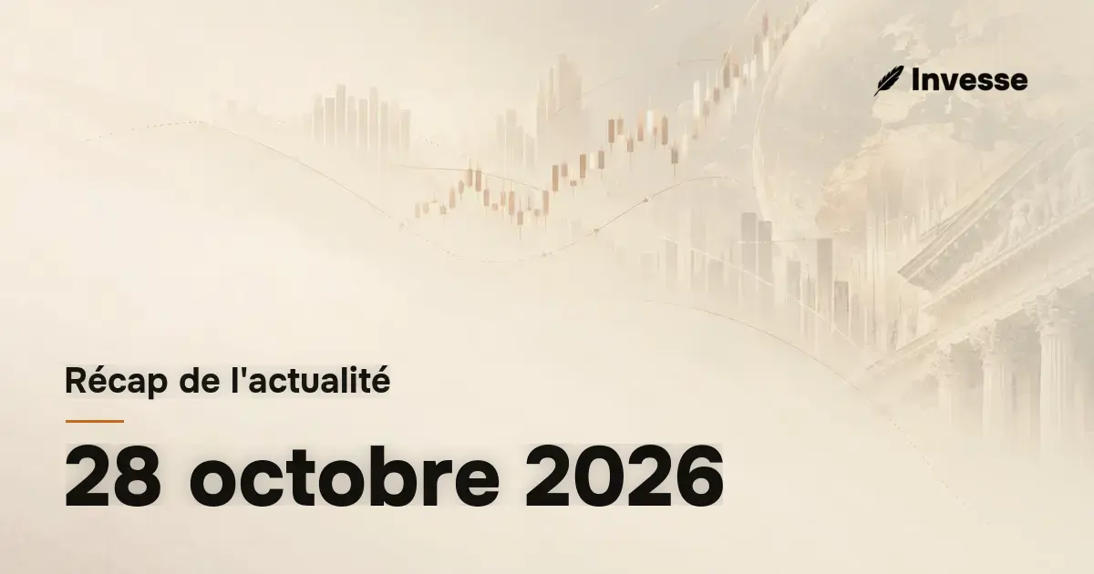 Récap de l'actualité économique et financière du 28 octobre 2026