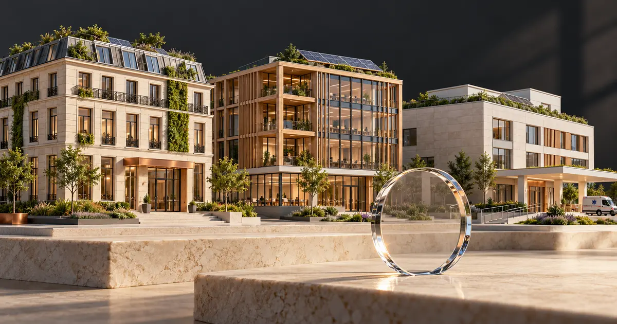 Portefeuille de SCPI ISR composé d'immeubles performants et de bâtiments en rénovation responsable